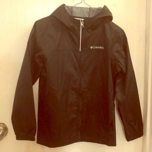 COLUMBIA GLENNAKER RAIN JACKET, YOUTH MEDIUM
